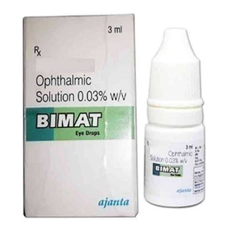 Bimatoprost Eye Drops Ml Packaging Type Bottle At Rs Bottle In