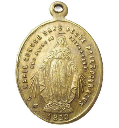 The Miraculous Medal From The 27th November 1830 Apparitions To Saint