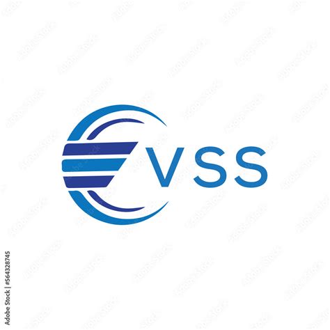 vss letter logo vss blue image  white background vss vector logo