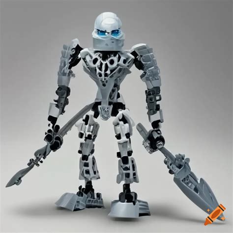 Kopaka The White Noble Toa Of Ice From Bionicle G3 On Craiyon