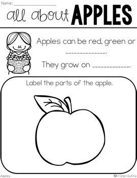 Apple Facts And Life Cycle By Kristen Sullins Tpt