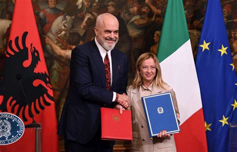 Meloni Incontra Rama Accordo Su Due Centri Per Migranti In Albania