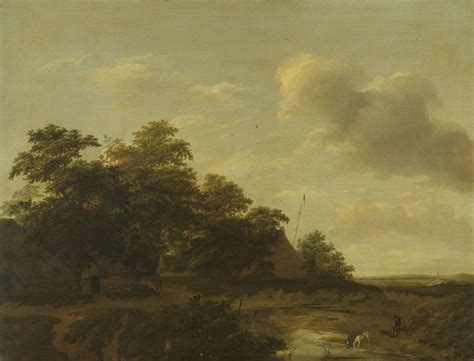 Landscape with farm. 1648 Painting | Jan Vermeer van Haarlem (I) Oil ...