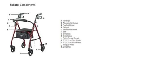 Rollators with Seat | Rollating Walker | 4-Wheel | Vitality Medical