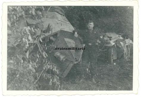 ORIG FOTO A L A Panzeraufklärer SdKfz 222 Panzerspähwagen in