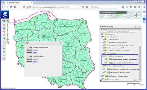 Osnowy Podstawowe Prpog Geoportal Gov Pl