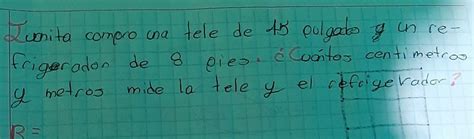 Juanita Compro Una Tele De 45 Pulgadas Y Un Refrigerador De 8 Pies