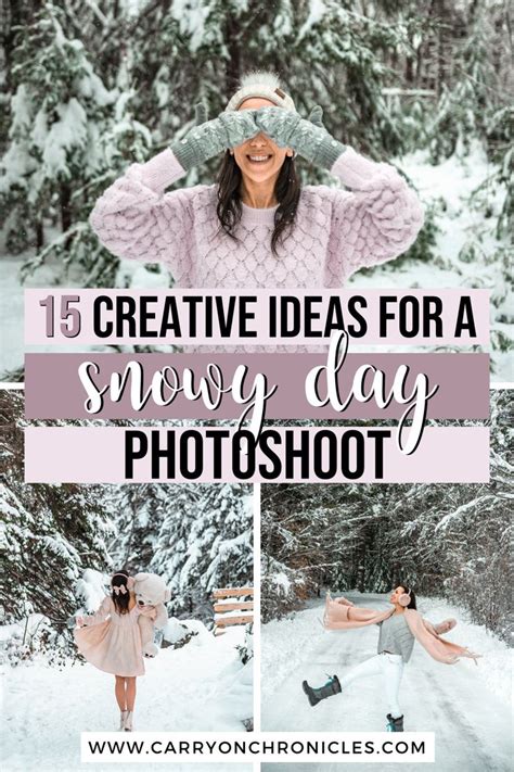 15 Creative Ideas For A Magical Snow Photoshoot Snow Photoshoot Winter Photoshoot Winter