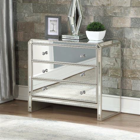 Tall Mirrored Chest Of Drawers The Range Ardell Dugger