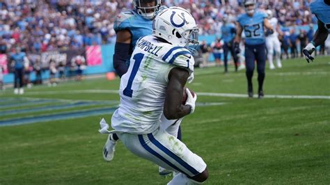 Colts Wr Parris Campbell Logged Yet Another Td To Go With Career Best