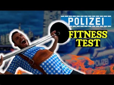 Schaffe Ich Den Polizei Fitness Test Ohne Training Youtube