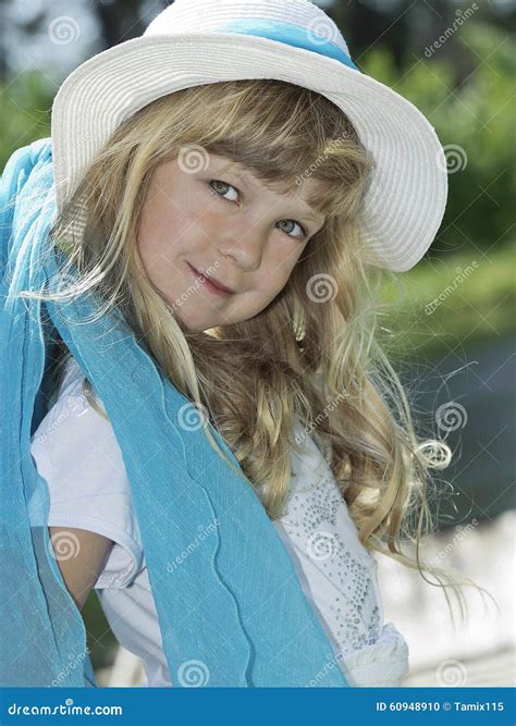 Portrait Of Beautiful Girl Stock Photo Image Of Long 60948910