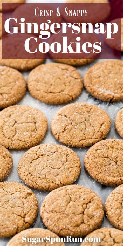 Crisp And Snappy Gingersnap Cookies Classic Gingersnaps Make For