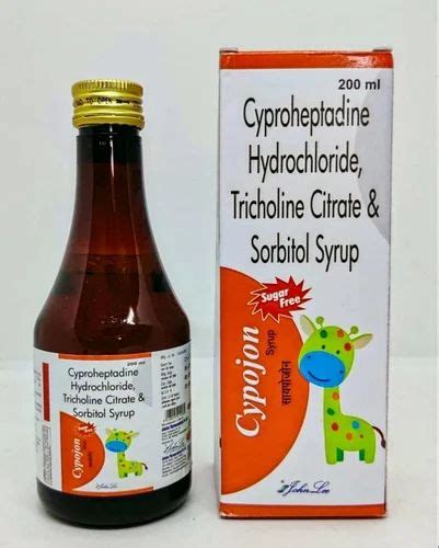 Cyproheptadine Hcl Syrup Grade Standard IP At Best Price In Jaipur