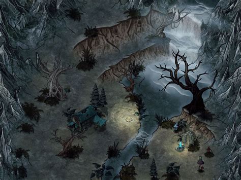 Druids Grove Shadowfell Inkarnate Create Fantasy Maps Online