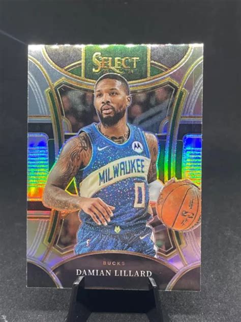 Panini Select Mezzanine Argent Prizm Damian Lillard