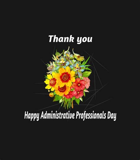 Happy Administrative Professionals Day Thank You G Png Free Download