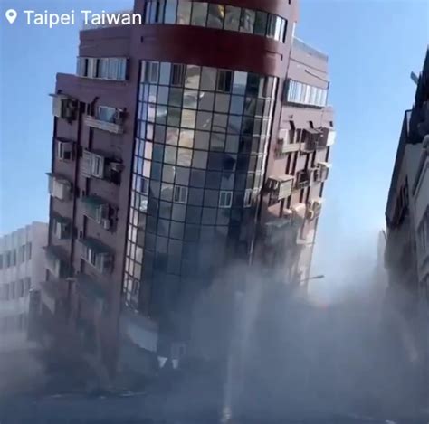 Powerful 7 7 Magnitude Earthquake Hits Taiwan Collapsing Buildings And