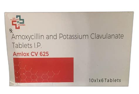 Gmp Amoxycillin Potassium Clavulanate Tablets 625 Mg At Rs 120 Stripe In Ramdurg