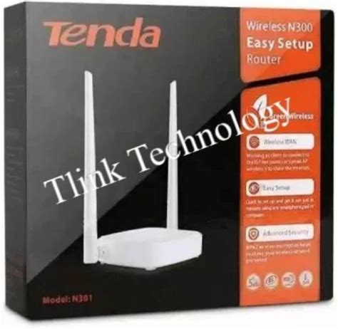 TENDA N301 300 Mbps Wireless Router White Single Band 2 At Rs 700