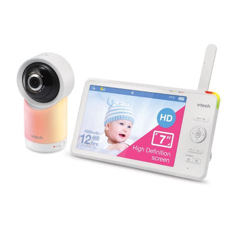 Vtech Rm7766hd 1080p Smart Wifi Remote Access 360 Degree Pan And Tilt