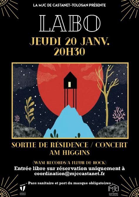 Concert AM Higgins sortie de résidence COMPLET La MJC de Castanet