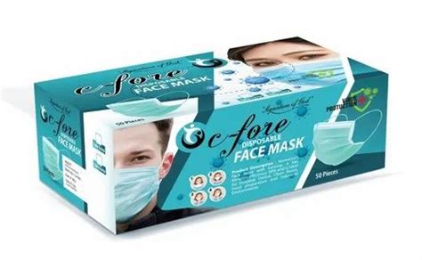 Number Of Layers Layer Ply C Fore Non Woven Disposable Face Mask At