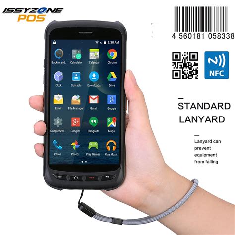 Issyzonepos Handheld Android Scanner Pos Terminal D Barcode Pda Rugged