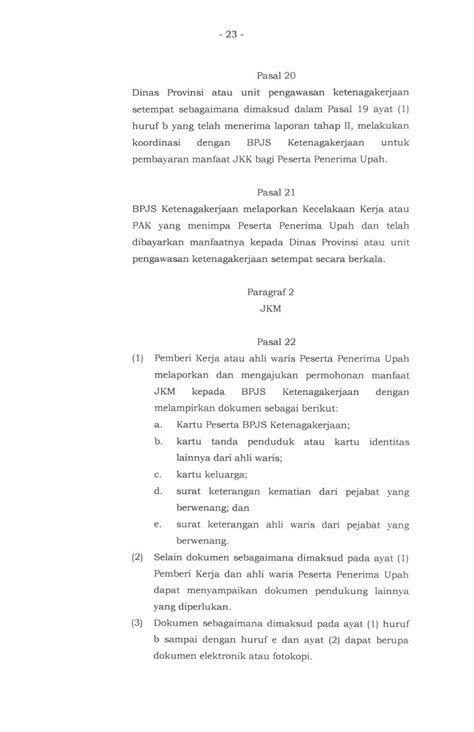 Permenaker Nomor Tahun Pdf