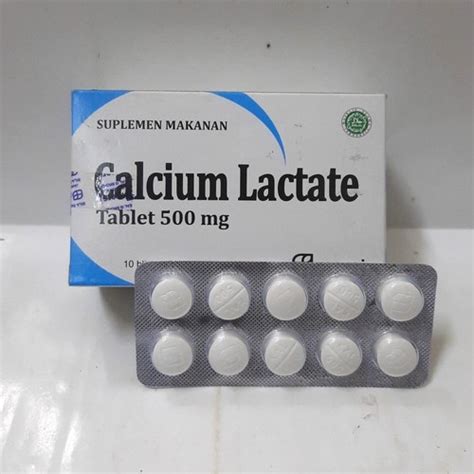 Jual Calcium Lactate Mersi Box Memelihara Kesehatan Tulang Dan Gigi