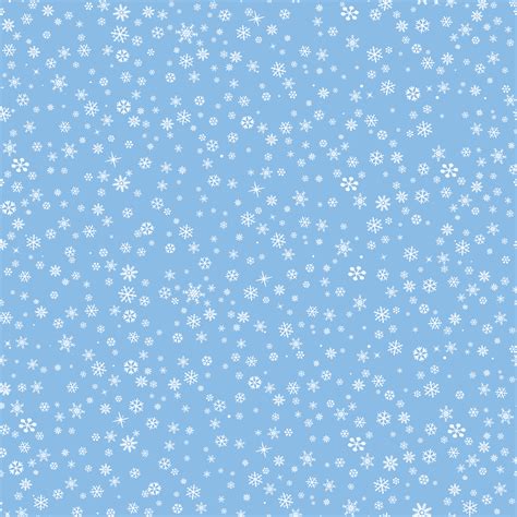 Snow Seamless Pattern Christmas Winter Holiday Background