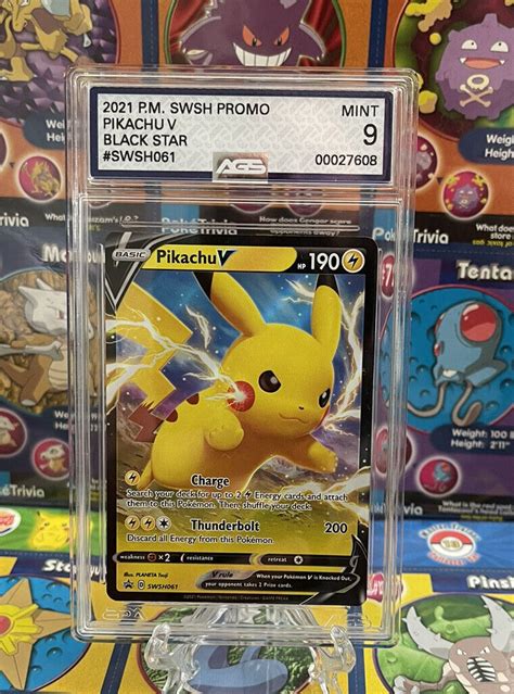 Mavin Pok Mon Tcg Pikachu V Swsh Black Star Promos Swsh Holo Promo