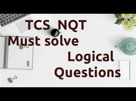 Tcs Nqt Logical Questions With Answers Syllogism R Youtube