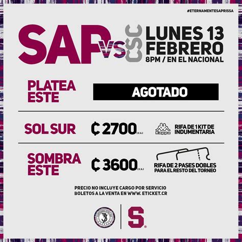 Deportivo Saprissa on Twitter EL MEJOR LUNES DEL AÑO Comprá tu