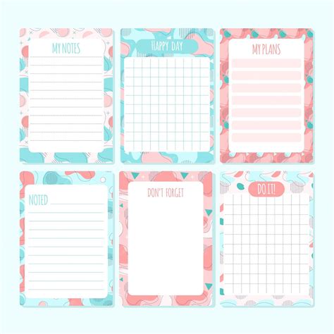 Free Vector | Scrapbook notes & cards