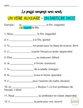 Exercice Avoir English ESL Worksheets Pdf Doc 47 OFF