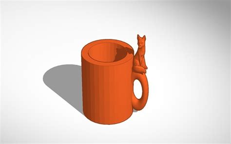 3d Printed Fox Mug By Neoqueensarenity Pinshape