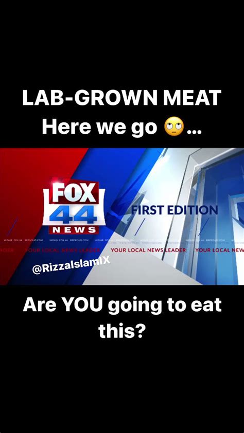 Rizza Islam Official On Twitter ‼️lab Grown Meat Is Now Finding