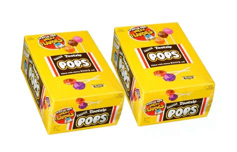 2 Pack Tootsie Roll Industries 1014965 Tootsie Pops 0 76 Oz Assorted Flavors 100 Pops