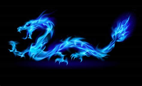 3,200+ Blue Fire Dragon Stock Photos, Pictures & Royalty-Free Images ...