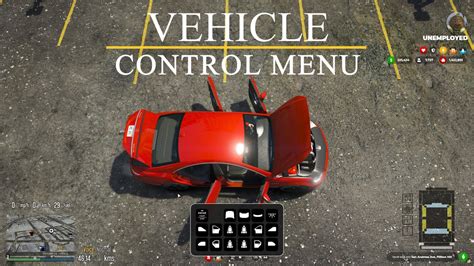 Gta V Fivem Vehicle Control Menu Eng Deu Youtube