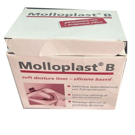 Liquid Detax Molloplast B Denture Softliner Material Set For Dental