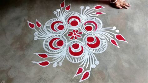 Unique And Colourful Rangoli Designs For Saraswati Puja Special Alponadesign Youtube