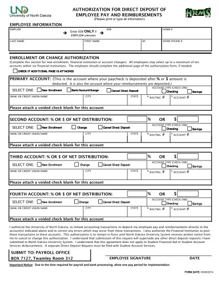 129 Authorization For Direct Deposit Page 2 Free To Edit Download And Print Cocodoc