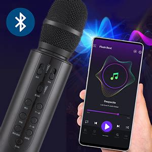 Aceshop Karaoke Wireless Microphone Portable Handheld Bluetooth Speaker