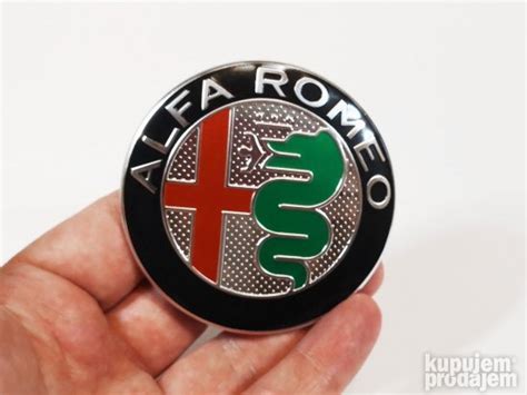 Novi ALFA ROMEO Znak Za Haubu I Gepek 74mm KupujemProdajem