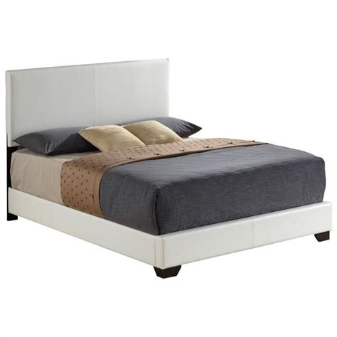 ACME Furniture Ireland Upholstered Bed in White - 143-IRELAND-BED-WHT-MKIT