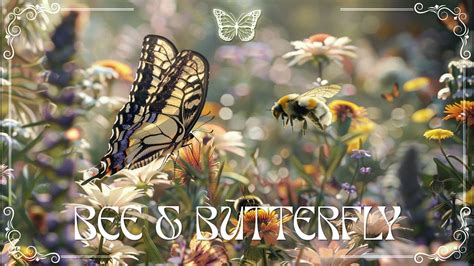 Bee Butterfly K Peaceful Nature Scene Stream Forest Sound