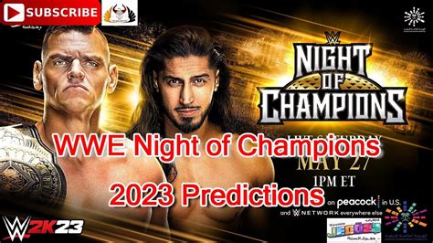 WWE Night Of Champions 2023 Intercontinental Championship Gunther Vs