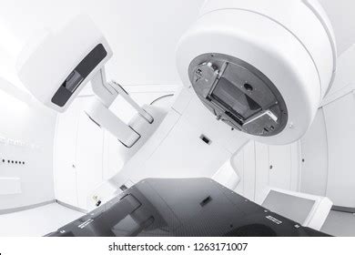 Cancer Therapy Advanced Medical Linear Accelerator Stock Photo